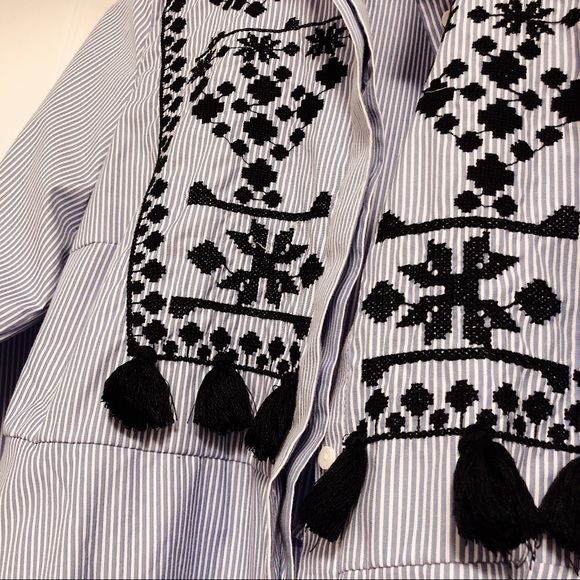 Zara - Tassel Blouse - Picture 5 of 7